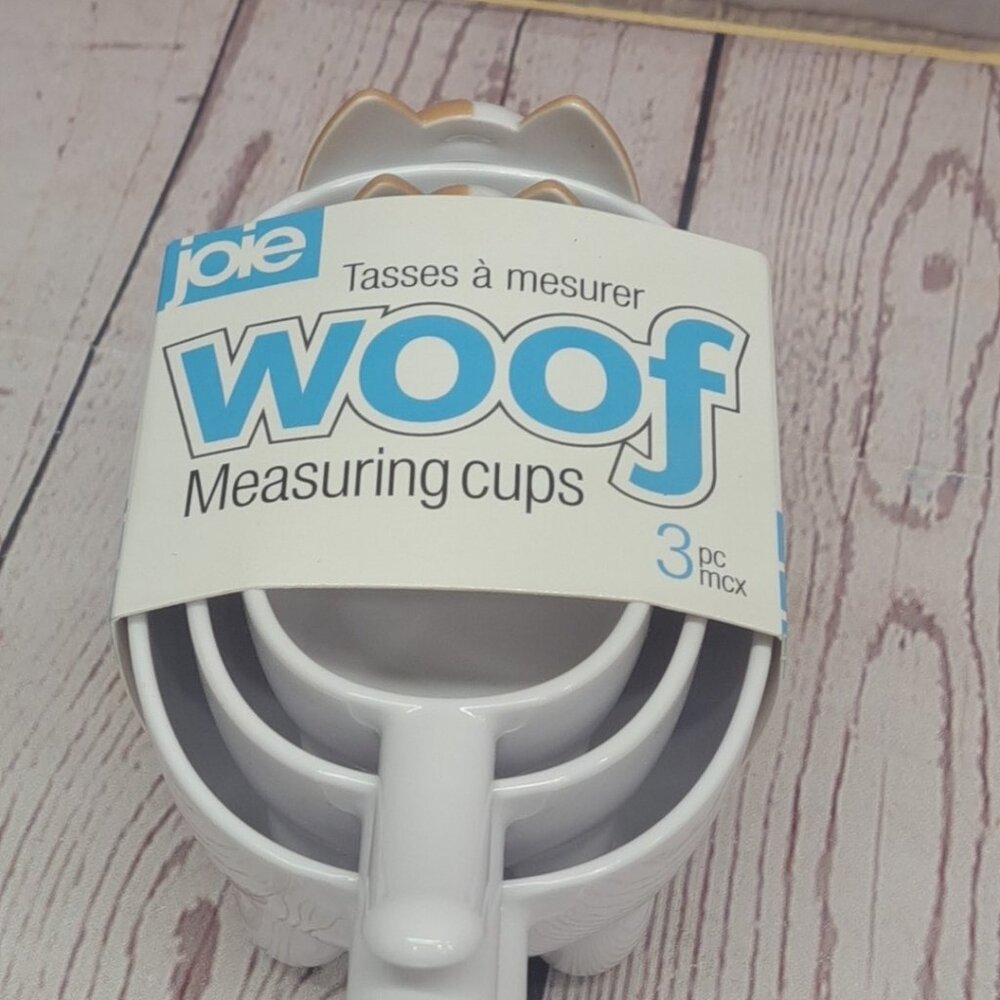 Dog Measuring Cups Stackable 3pc By JOIE NEW - Picture 4 of 5